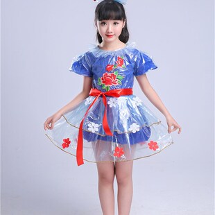 儿童环保衣服手工制作diy环保时装秀报纸衣服垃圾袋裙手工环保服