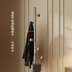 挂衣架卧室落地家用可移动转角衣帽架衣服收纳架简易脏衣篮置物架