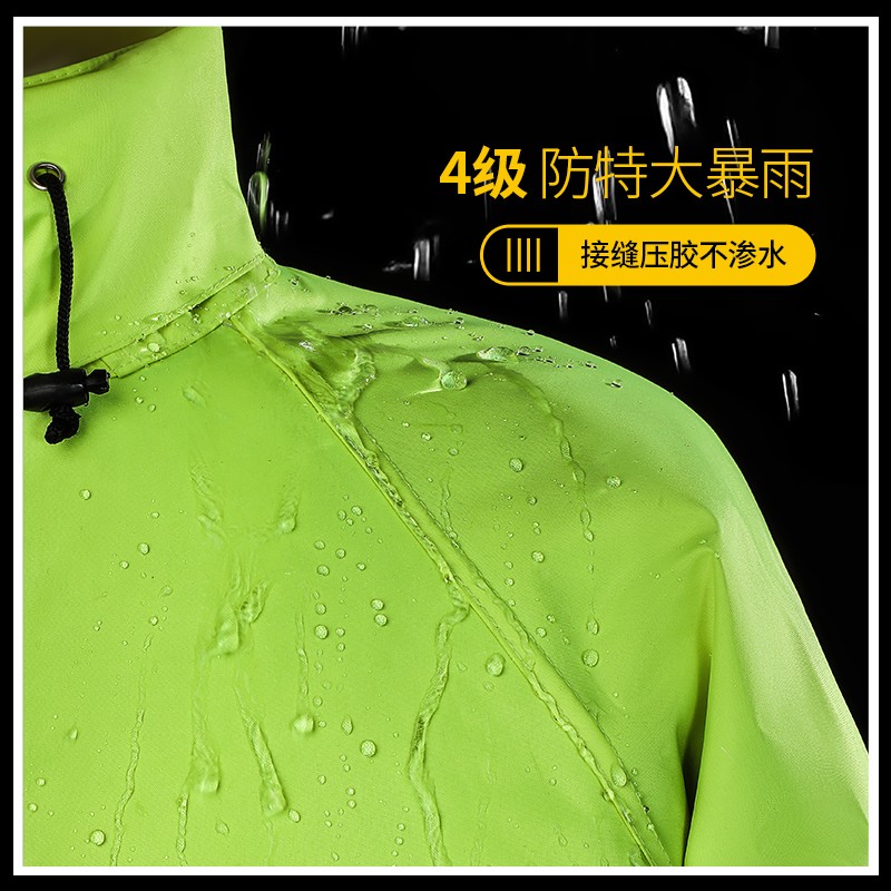 保暖加棉加绒雨衣雨裤套装男款防风防水冬季骑行外卖骑手防寒加厚
