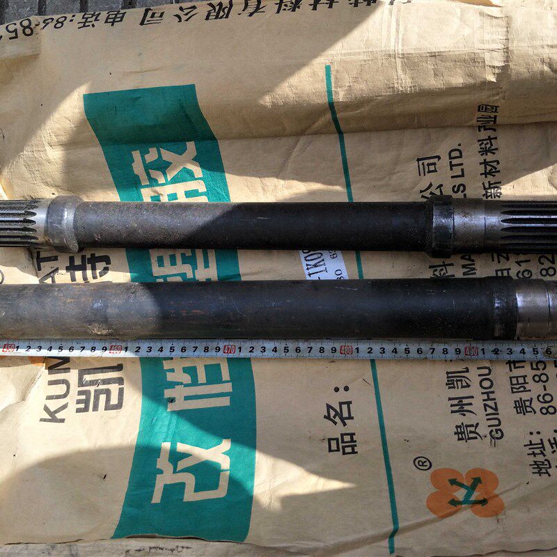 柳林驱动轮履带耕田机变速箱驱动半轴配件柳林收割机旋耕机驱动轮