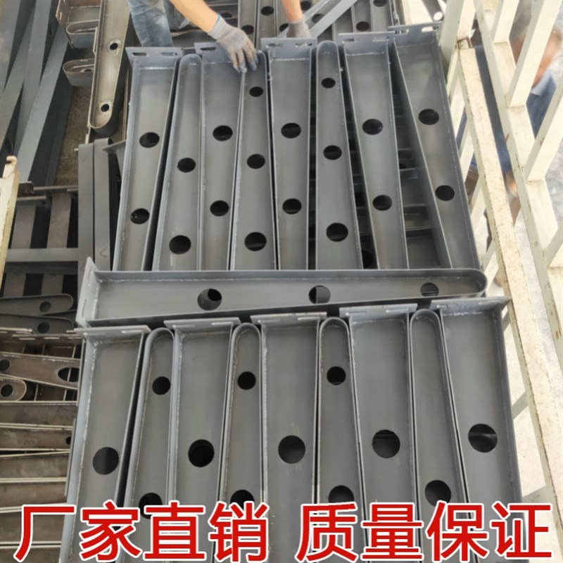 定制铁/不锈钢雨棚钢梁支架牛腿H型钢结构玻璃幕墙点式爪件雨蓬