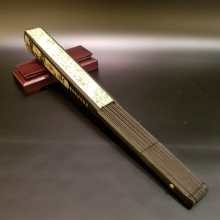 10寸中国古典手工折叠绢布竹扇子男式复古风日常随身相声演出道具