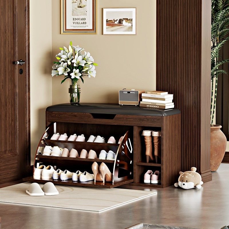 入户换鞋凳家用进门口可坐式翻斗鞋柜软包穿鞋凳鞋架一体轻奢创意,住宅家具,换鞋凳,淘宝优惠券,粉丝福利购,淘宝优惠卷