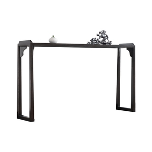 新中式条案条几白蜡木翘头案台小窄桌靠墙简约供桌入户实木玄关桌