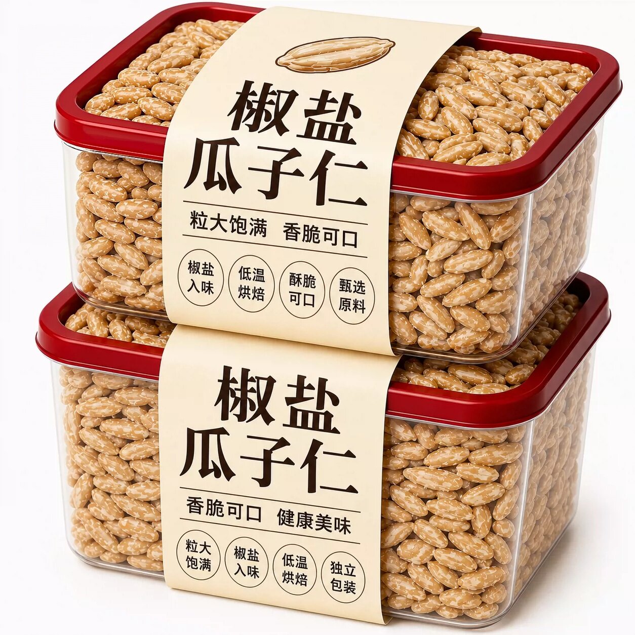 特级椒盐瓜子仁2026新货大颗粒官方旗舰店椒盐瓜子仁坚果干净无杂