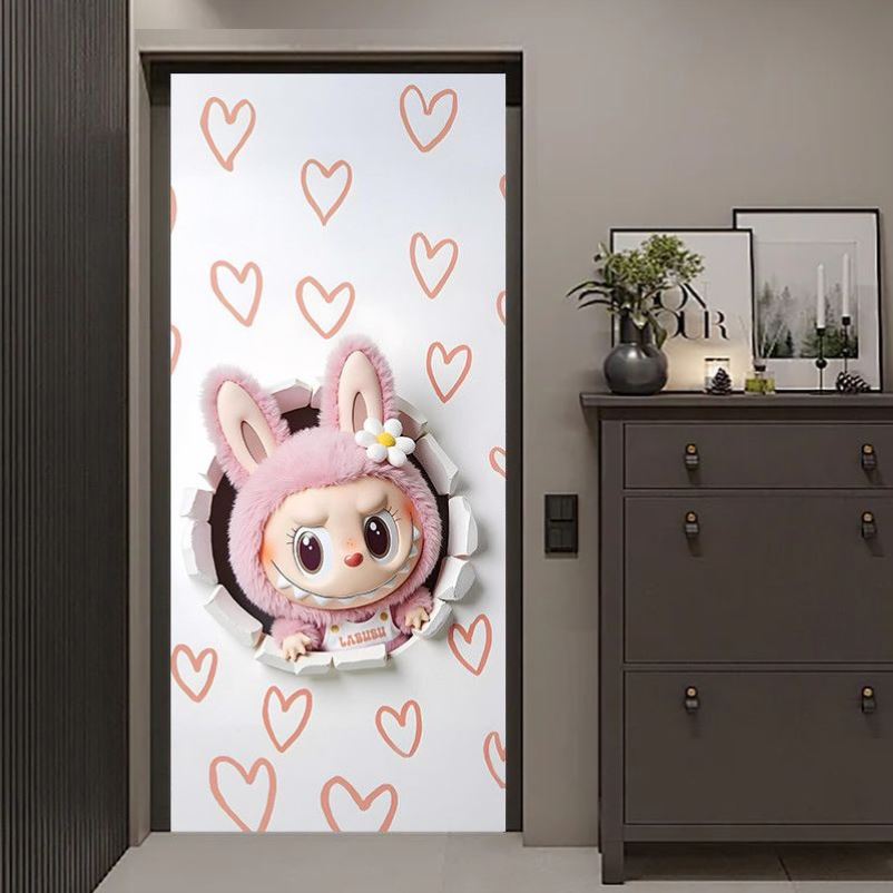 新款防水自粘门贴墙贴纸衣柜木门翻新玻璃防窥电梯门