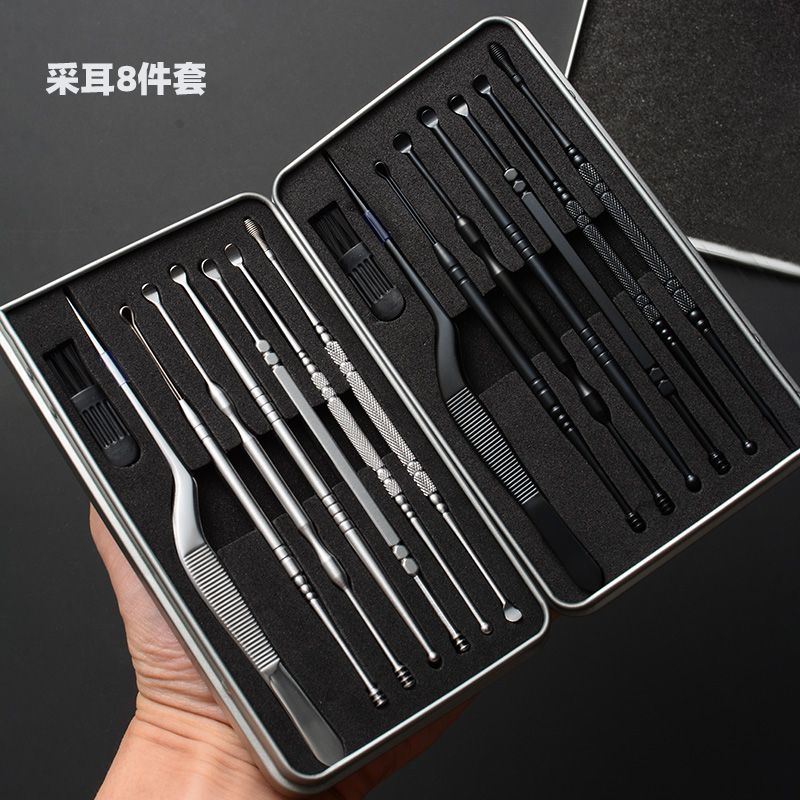 掏耳勺神器单个装专业掏耳朵神器家用抖音套装老式工具双头螺旋式