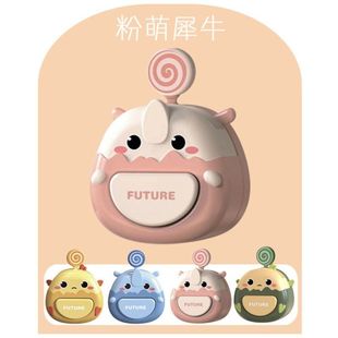 夏季 可爱卡通挂脖无叶小风扇usb充电三档调节学生儿童迷你便携式
