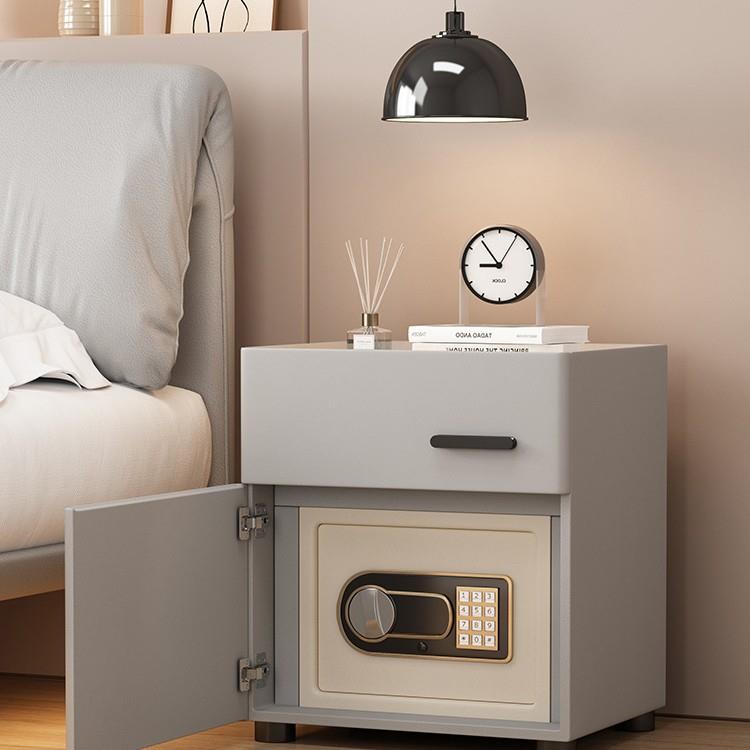 保395险柜床智头柜一实木能家用保险箱多功体能约卧室小型床简边