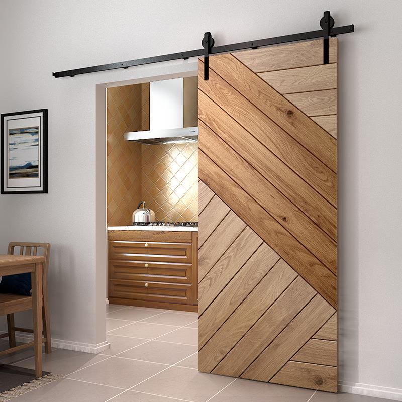 南京推实道木谷仓门卧室厨房隔断间门拉294门轨门卫生移门