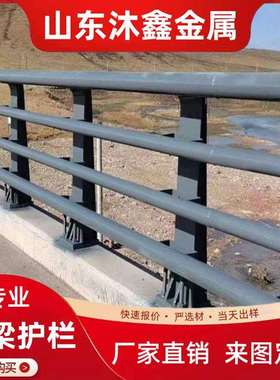 桥梁防撞护栏厂家来图工程级道产路护防撞栏热生镀XRL锌钢制防护