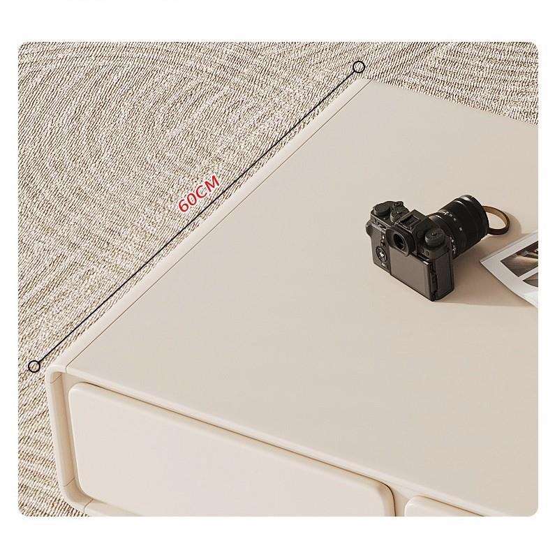 圆角地电法式奶油NYDTCS6风白代视柜简约现茶几组合客厅家用小户