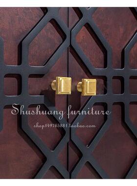 新仿古典约现代玄关柜木装饰20200421柜储物柜餐实边柜复古古高简