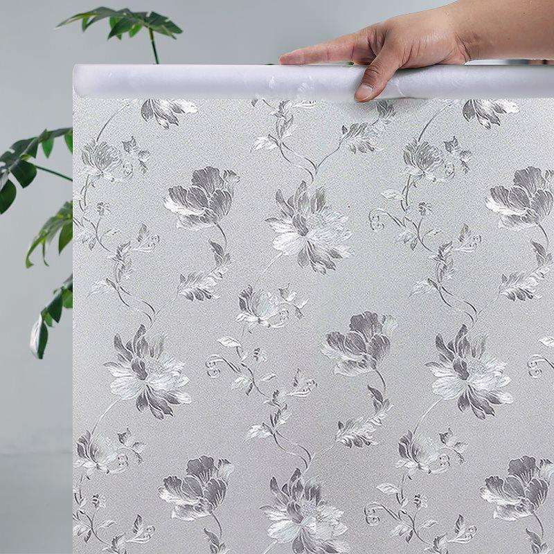 磨砂玻璃窗贴纸透光不透明窥卫生间窗贴纸防走光纸户防视玻璃1027