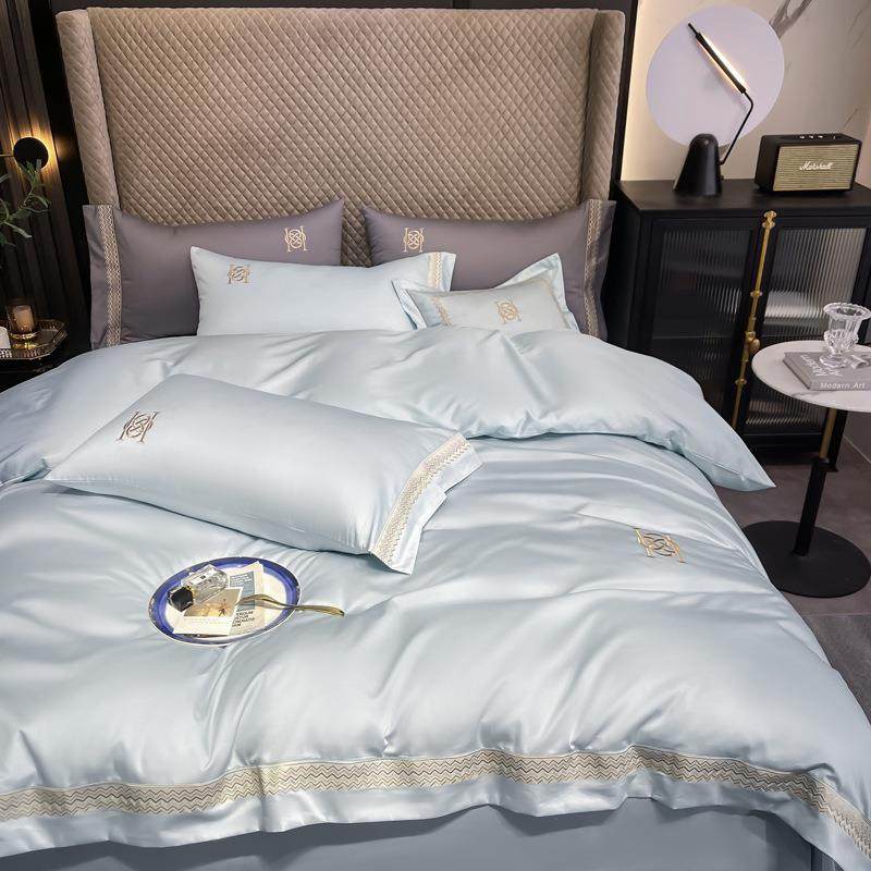 店轻奢床QEJ风180长绒棉酒四件套支纯棉刺绣被套裸睡单床笠床上用,畜牧/养殖物资,特种养殖设备,淘宝优惠券,粉丝福利购,淘宝优惠卷