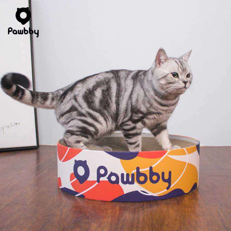 pawbby猫抓板磨爪器防猫抓沙发保护猫抓板立式猫窝纸箱猫咪用品