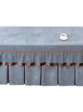 新烤火罩家用长方形四通用烤款OYF火季罩炉茶几桌布盖布防尘罩电