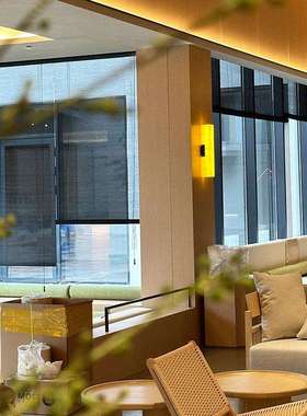 曼古断莎诺竹帘窗帘卷帘ZL-H01细丝黑色复中式隔帘茶室升遮光阳台