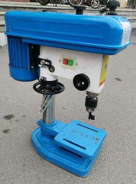 工业级台式钻床小220v型家电用022台钻多功能钻攻铣一体V机大功率