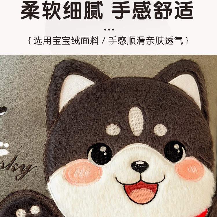 抱枕被子两用加厚办公室折叠午睡枕头毯子二合一沙发汽车靠枕车载