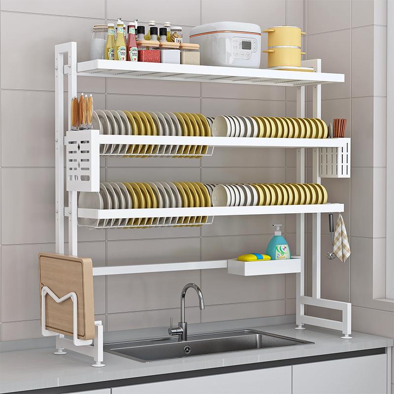 多碗碟收纳房架厨可层调节置物架水槽沥水架台面多能功沥水碗架水