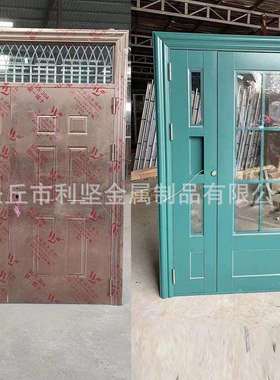 304不锈钢宇单1元防门20577小区别墅庭院盗双层钢化玻楼璃钢制单