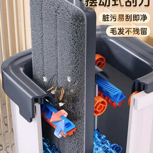 拖把202洗6款家用OPS免一拖净平板手拖新把地拖墩拖布拖地
