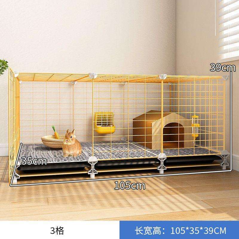 兔笼子家用特大二平台套兔窝带FhPPAwaw厕所小别号墅全室内养专层
