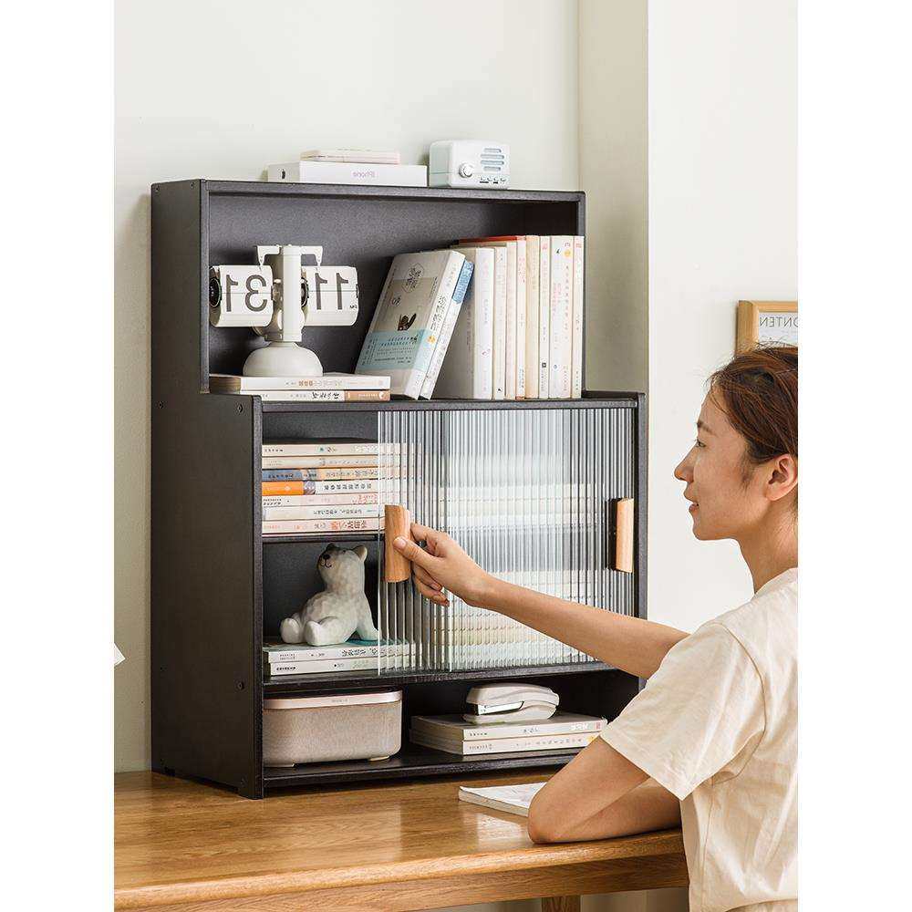 桌儿面书置物架书柜书桌上收纳架童阅读用架办公桌卧室FPT家简易