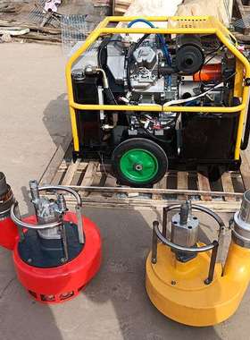 柴油液压动力站UPA25马动力便携式机移液压单元雨季排水渣浆泵