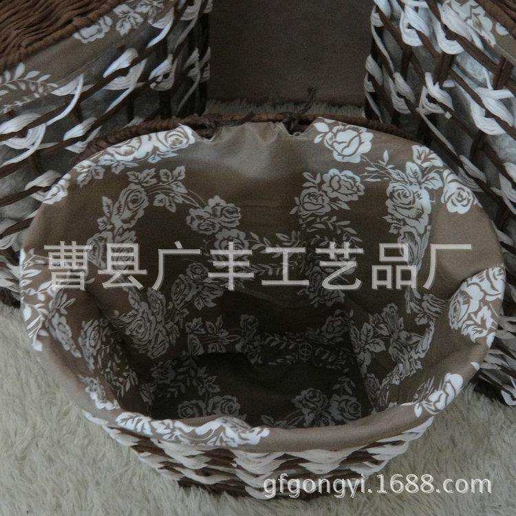 篮大量藤衣编收纳篮洗娄服衣收纳手工收FBP纳篮