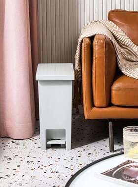 61K3F7685577房大容量脚缓降垃圾厨客厅卫生桶间办公室脚踏纸篓带