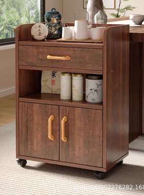 茶餐水柜置物物26098柜靠墙边柜厅立柜客收纳架储柜矮柜边柜带滚