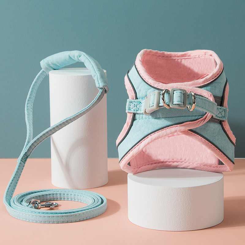 爆款宠物牵引绳小型犬猫咪四季通用胸背带狗链子狗狗用品狗绳