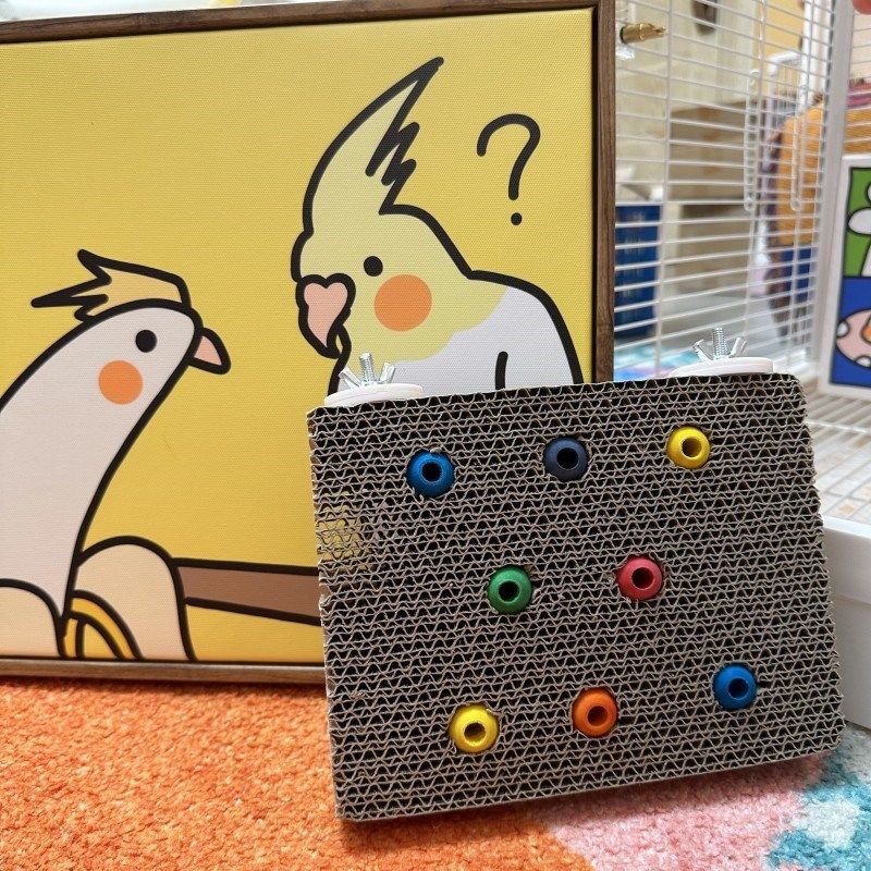 鹦鹉啃咬纸板玩具姐们磨嘴千层纸板磨爪发泄站板鸟笼用品,宠物/宠物食品及用品,鸟玩具,淘宝优惠券,粉丝福利购,淘宝优惠卷