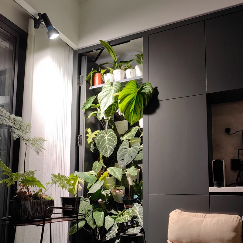 光联天下植物补光灯专用配件E27轨道灯架LED夹子灯座鱼缸软管支架图片