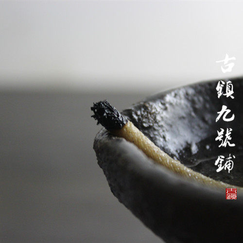 禅意酥油灯 手工复古陶瓷烛台茶道摆件 做旧烛台中式仿古典煤油灯