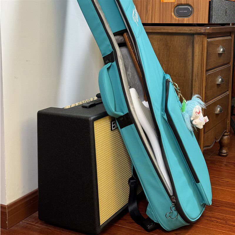 电吉他包加厚SP7皮防水防刮电吉他琴背包木吉他包41寸les paul st