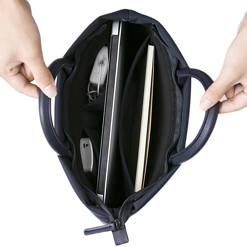 公文包女电脑收纳包手提资料商务拉链袋办公加厚会议办公包文件夹