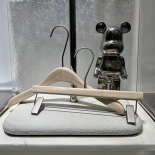 架免费定制logo 店防滑衣撑无痕高档橡木质裤 实木女装 专用衣架服装