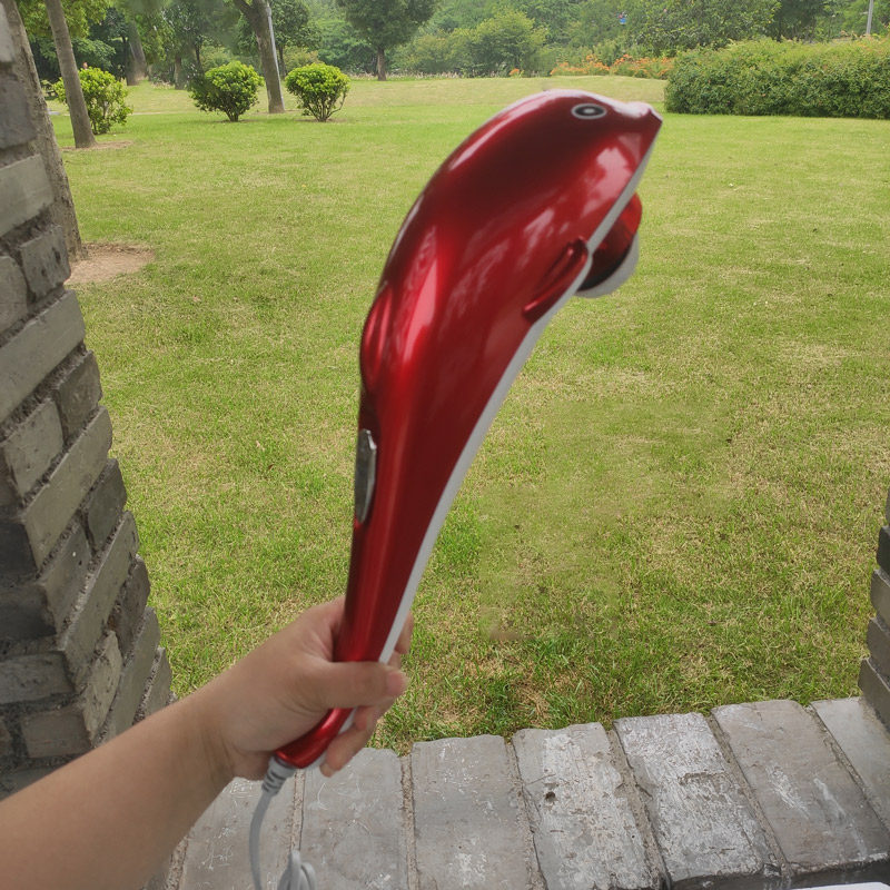 大力王海豚按摩器多功能颈椎肩腰部腿部全身敲打手持式电动棒锤仪