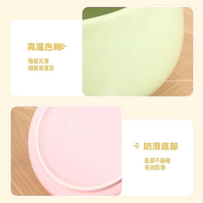 铜钱草陶瓷花盆套装欧式创意无孔水培绿植家居摆件装饰绿萝桌面