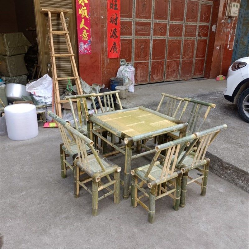 竹制品家具禅意竹餐桌茶桌新中式正方形茶舍竹茶几竹桌子老式,住宅家具,茶几,淘宝优惠券,粉丝福利购,淘宝优惠卷