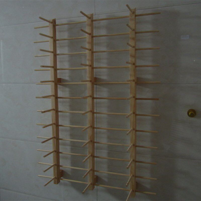 连杆实木太阳眼镜陈列货架安装墙壁眼镜展示架挂上墙木质墨镜道具