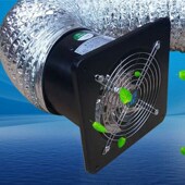 电动车三轮车金属抽油烟机排风扇48V60V12伏24V烧烤摆摊排烟风机