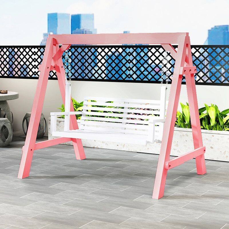 实木秋千双人防腐摇椅休闲庭院儿童阳台吊椅摇篮室内室外户外