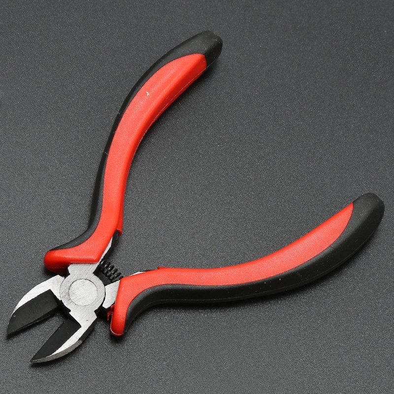 热销尖嘴钳老虎钳5寸手工饰品DIY迷你小钳子多功能钢丝钳斜口弯嘴