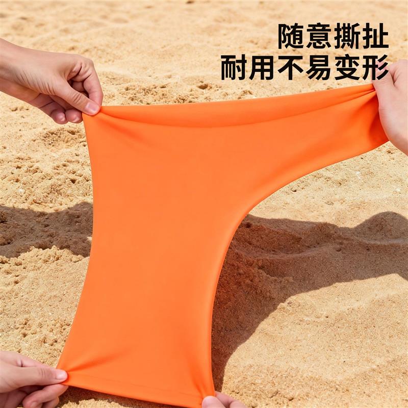 热销沙漠防沙鞋套加厚耐磨反复使用透气儿童玩沙中高筒防滑防尘脚