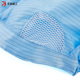 热销防静电鸭舌帽蓝色白色防尘帽无尘帽工作帽男女劳保帽静电帽耳