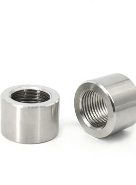 热销304/316不锈钢内丝堵头内螺纹焊接座英制螺纹座 G1/8 1/4 3/8